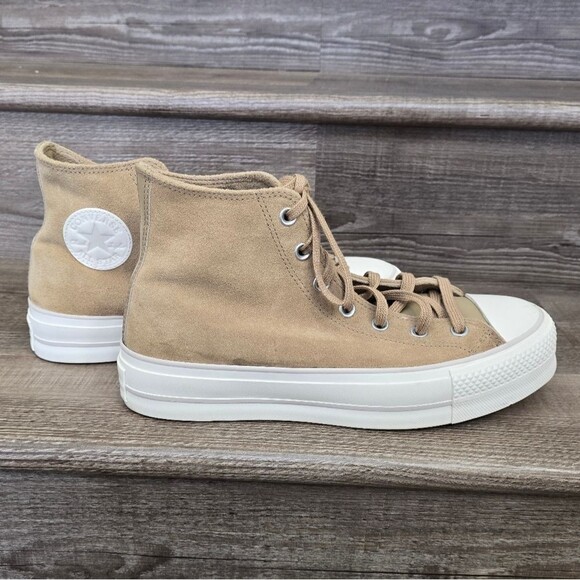 Converse Chuck Taylor All Star Lift Platform High Nomad Khaki women's size 10 - Picture 2 of 6